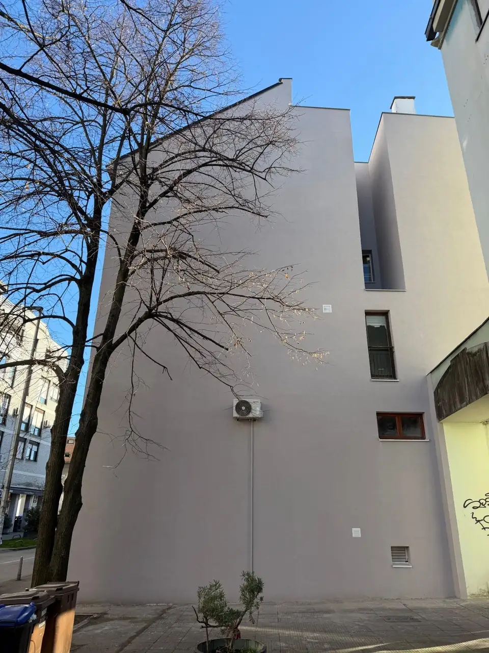 Toplinska fasada na zabatnom zidu zgrade u Zagrebu